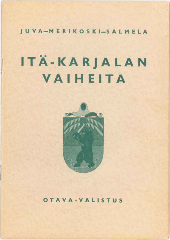 Itä-Karjalan vaiheita -kirjankansi